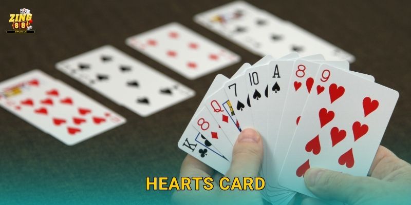 Hearts Card – Thử thách tránh điểm phạt hấp dẫn tại Zing88