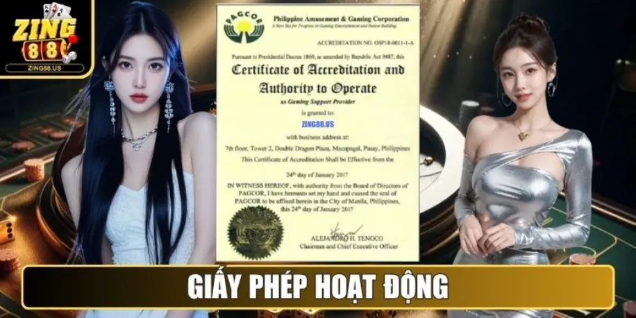 Zing88 - Cổng Game Đổi Thưởng Quốc Tế Uy Tín Năm 2025 10 Giấy phép hoạt động